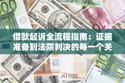 武汉借款起诉全流程指南：证据准备到法院判决的每一个关键步骤