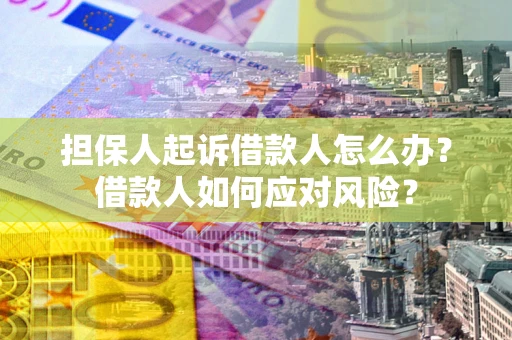 武汉担保人起诉借款人怎么办？借款人如何应对风险？