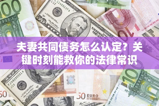 武汉夫妻共同债务怎么认定？关键时刻能救你的法律常识