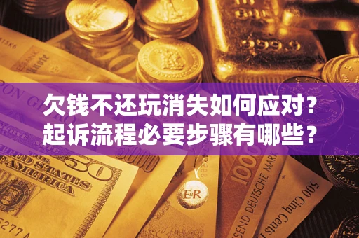 武汉欠钱不还玩消失如何应对？起诉流程必要步骤有哪些？